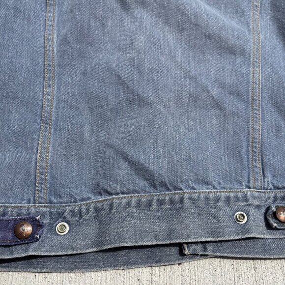 GWG Kings 1960s Women's Jean Jacket Light Denim Size small Vintage - Picture 8 of 9